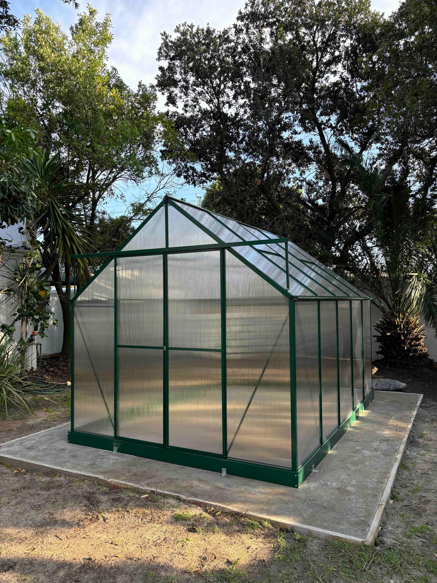 Grand Gro 3.6m Greenhouse - Green - Easy Greenhouses
