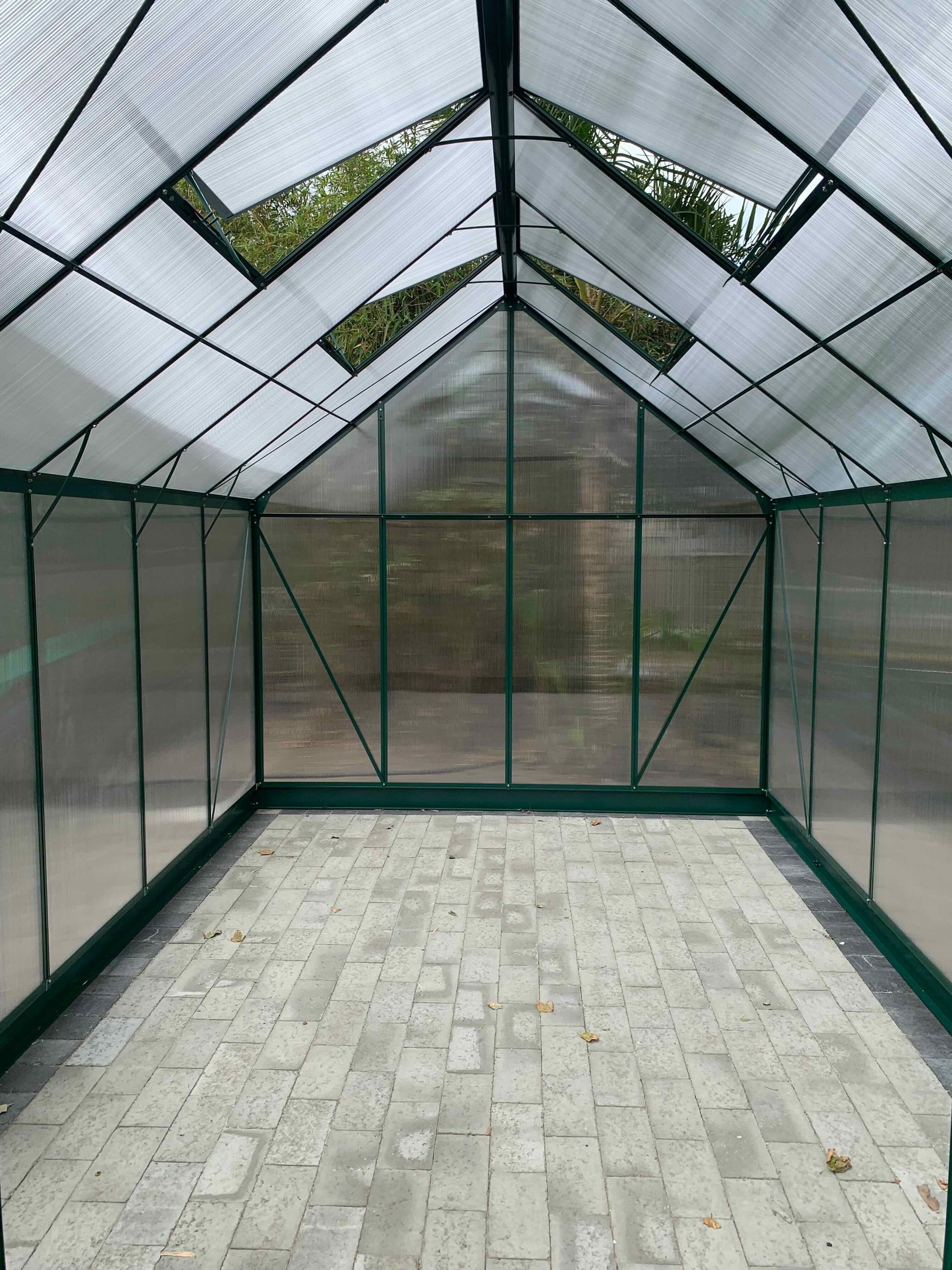Grand Gro 3.6m Greenhouse - Green - Easy Greenhouses