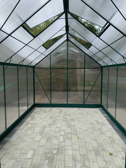 Grand Gro 3.6m Greenhouse - Green - Easy Greenhouses