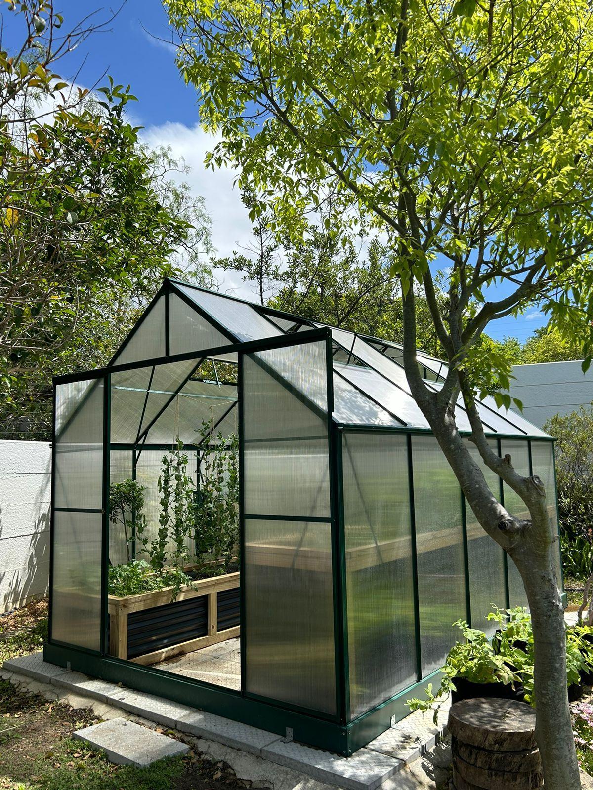 Grand Gro 3.6m Greenhouse - Green - Easy Greenhouses