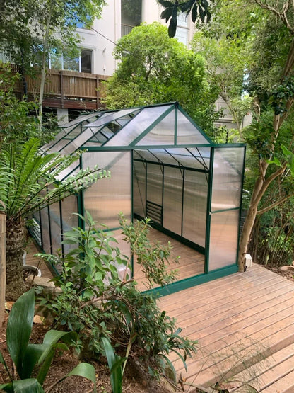 Grand Gro 3.6m Greenhouse - Green - Easy Greenhouses