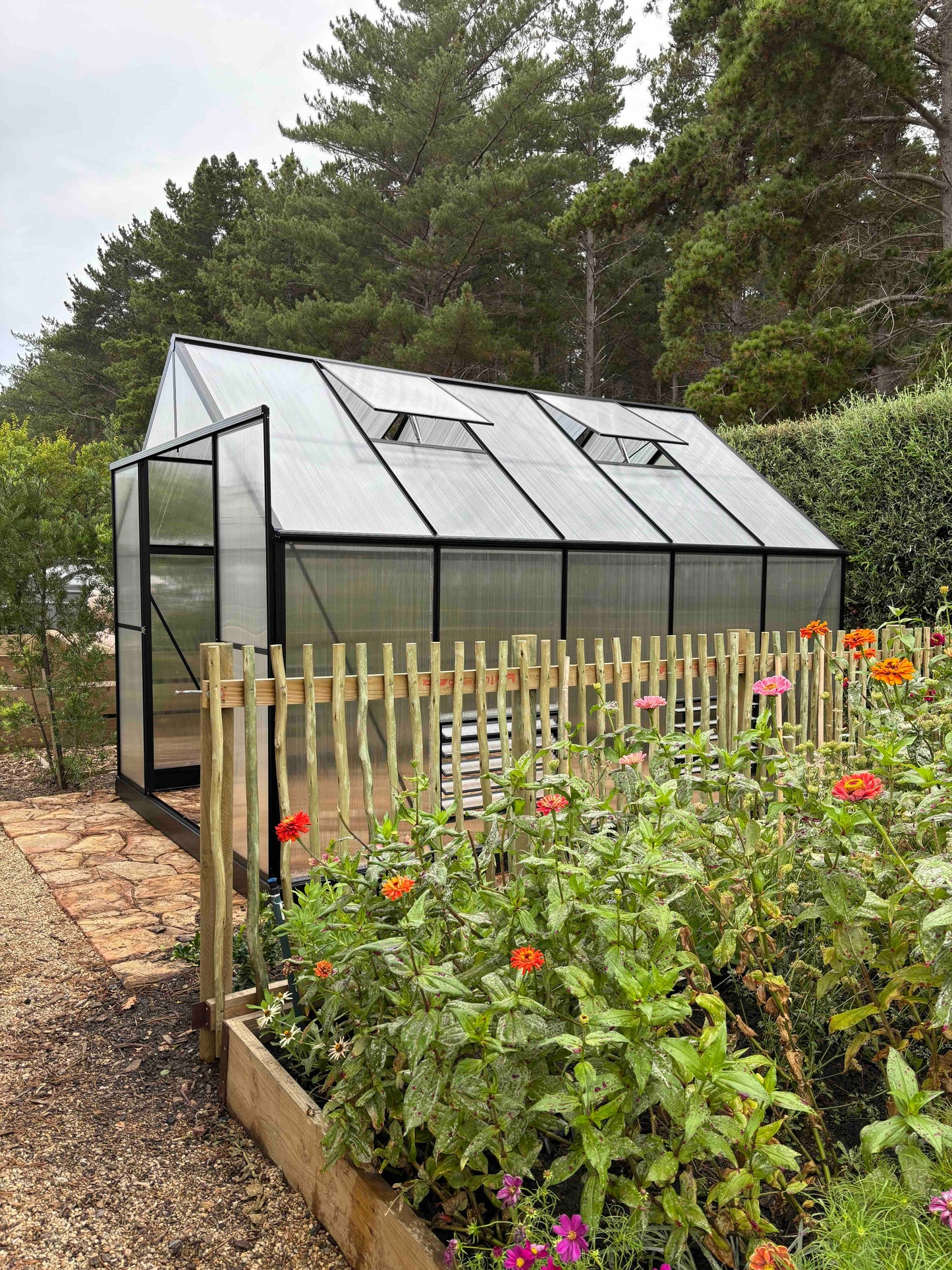 Grand Gro 3.6m Greenhouse - Black