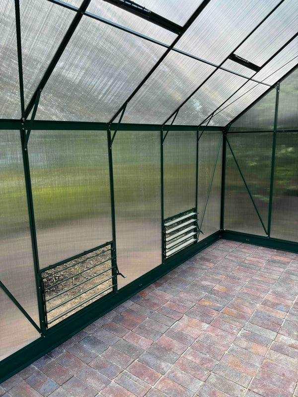 Grand Gro 3.6m Greenhouse - Black - Easy Greenhouses